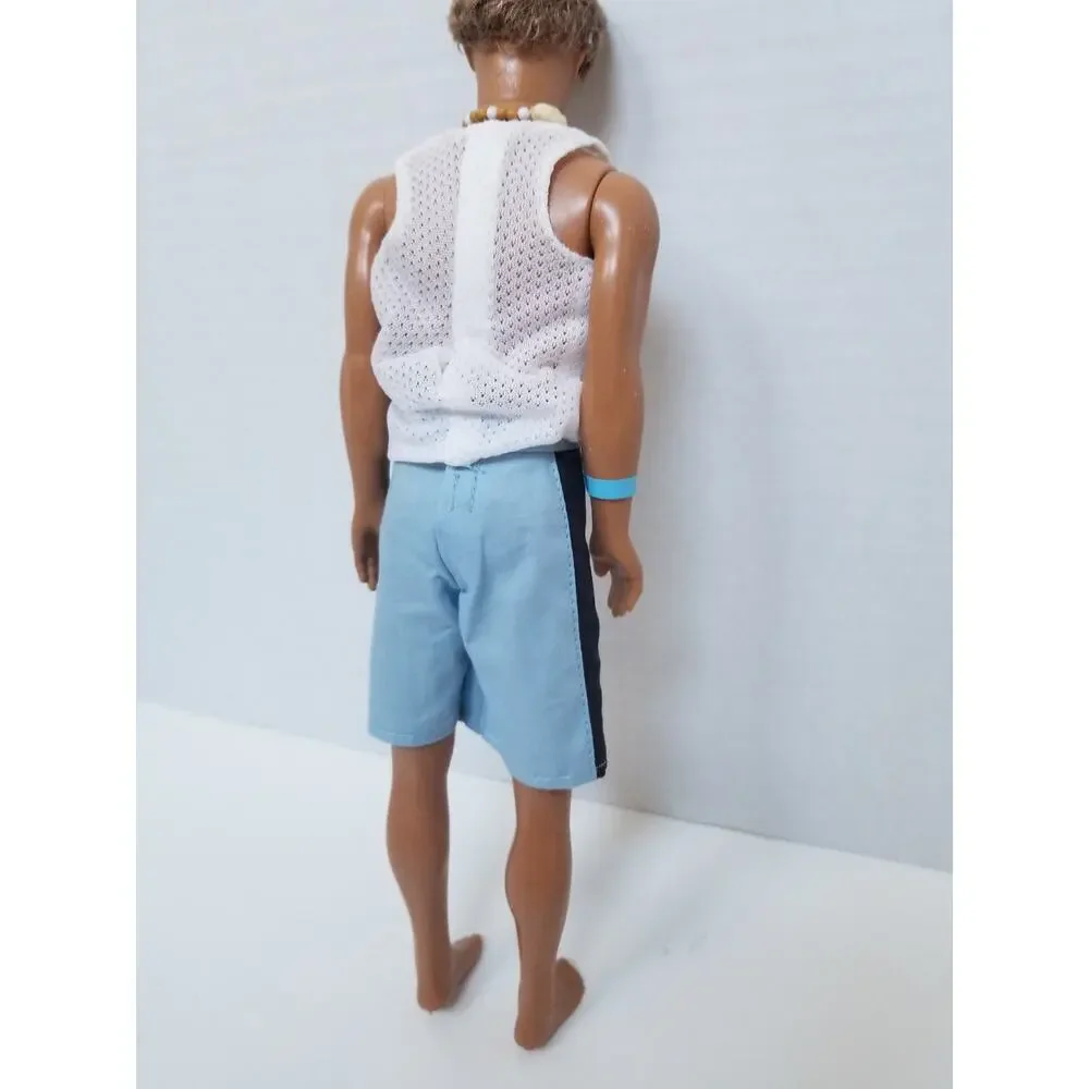 Vintage 2003 Mattel Barbie Cali Girl KEN Surf Boy Doll Beach Surf Story #C6464